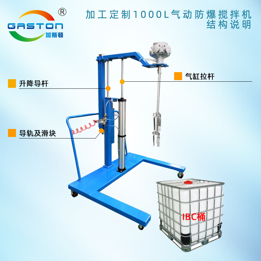加工定制1000L氣動防爆攪拌機結構說明.jpg